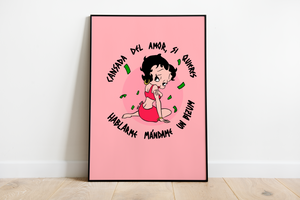 Print "Betty Boop Dinero"