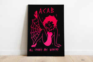 Print "ACAB all chonis are bonitas"