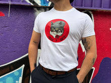 Cargar imagen en el visor de la galería, Camiseta “Chulo y Gato” blanco
