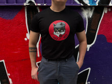 Cargar imagen en el visor de la galería, Camiseta “Chulo y gato” negro
