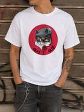 Cargar imagen en el visor de la galería, Camiseta “Chulo y Gato” blanco
