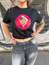 Cargar imagen en el visor de la galería, Camiseta “Chula y gata” color negro
