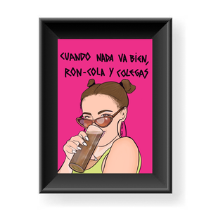 Print "Ron-cola y colegas" - edición limitada 25 unidades